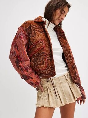 NWOT Free People Giving Joy Hobo Fall Jacket